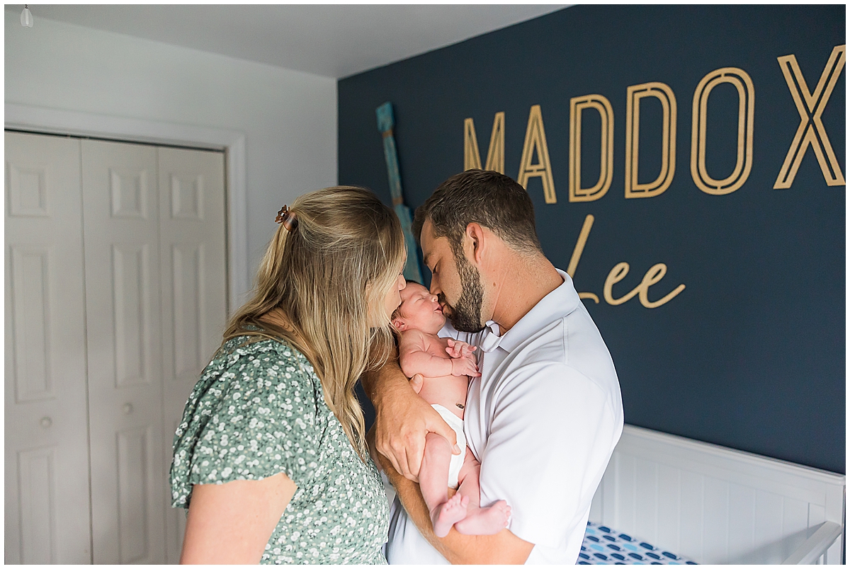 Maddox newborn photos by Janice Jones Photography