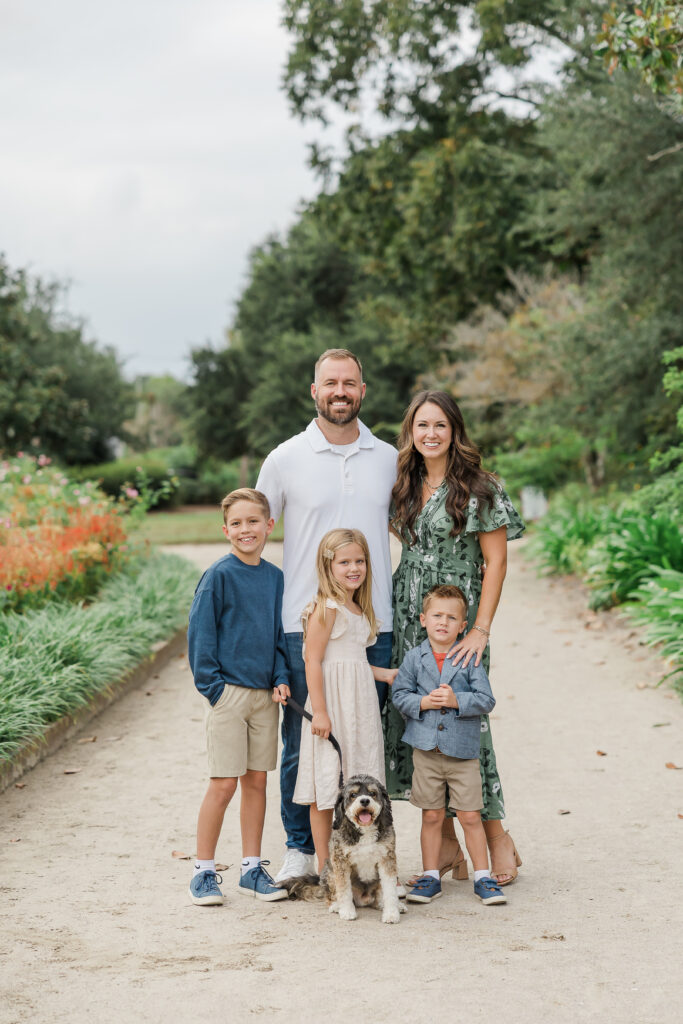 Charleston family photo session with kids
